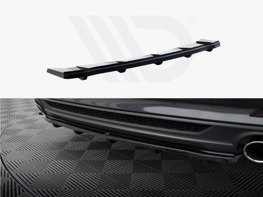 Maxton Design - Central Rear Splitter (Vertical Bars) Audi A5 S-Line F5 Coupe / Sportback