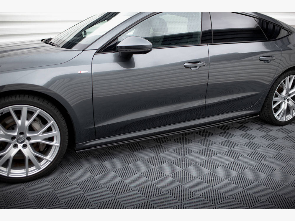 Maxton Design - SIDE SKIRTS DIFFUSERS AUDI S7 C8/ A7 S-LINE C8 SPORTBACK