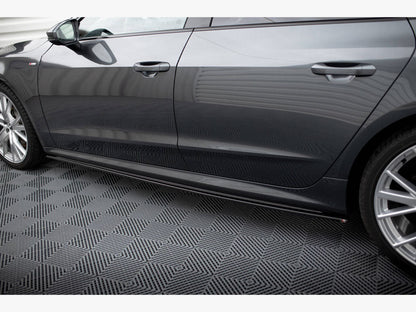 Maxton Design - SIDE SKIRTS DIFFUSERS AUDI S7 C8/ A7 S-LINE C8 SPORTBACK