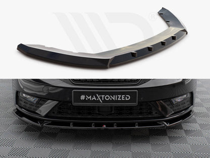 Maxton Design - FRONT SPLITTER V.1 SEAT LEON MK3 FACELIFT