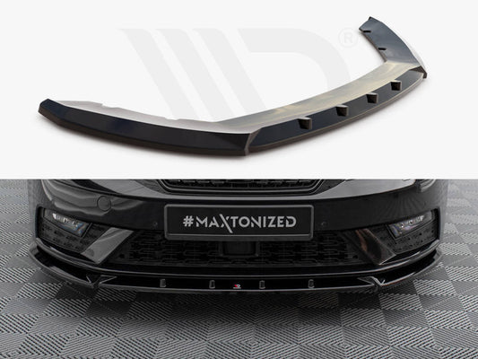Maxton Design - FRONT SPLITTER V.1 SEAT LEON MK3 FACELIFT