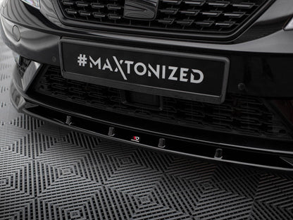 Maxton Design - FRONT SPLITTER V.1 SEAT LEON MK3 FACELIFT