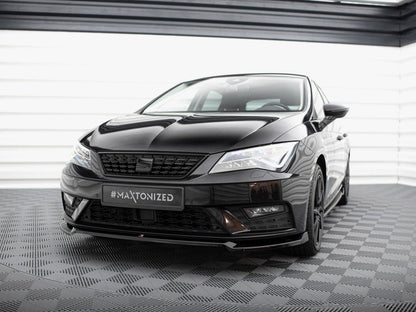 Maxton Design - FRONT SPLITTER V.2 SEAT LEON MK3 FACELIFT