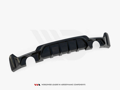 Maxton Design - REAR VALANCE BMW 4 COUPE / GRAN COUPE / CABRIO M-PACK F32 / F36 / F33 (VERSION WITH EXHAUST ON BOTH SIDES)