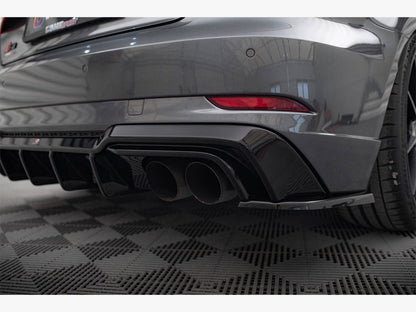 Maxton Design - Rear Side Splitters V.2 Audi S3 / A3 S-Line Sportback 8V Facelift