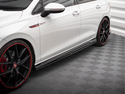 Maxton Design - Side Skirts Diffusers V.4 Volkswagen Golf GTI / GTE / GTI Clubsport / R-Line Mk8