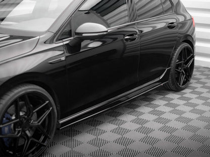 Maxton Design - SIDE SKIRTS DIFFUSERS V.3 VW GOLF R MK8 (2020-)