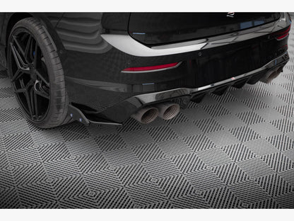 Maxton Design - Rear Side Splitters V.5 + Flaps Volkswagen Golf R Mk8