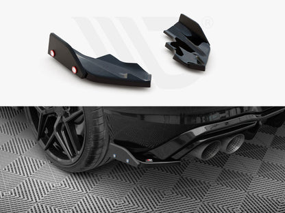 Maxton Design - Rear Side Splitters V.6 + Flaps Volkswagen Golf R Mk8