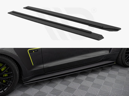 Maxton Design - Street PRO Side Skirts Diffusers Ford Mustang GT Mk6