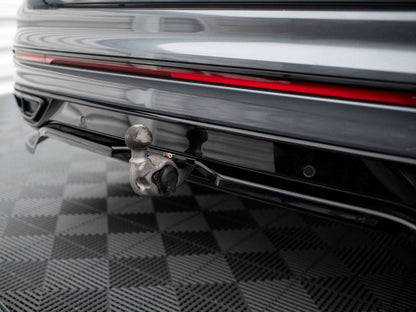 Maxton Design - Central Rear Splitter (Vertical Bars) Volkswagen Tiguan Allspace R-Line Mk2 Facelift