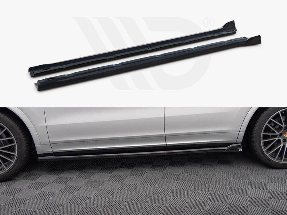 Maxton Design -  Side Skirts Diffusers Porsche Cayenne Coupe / SUV Mk3