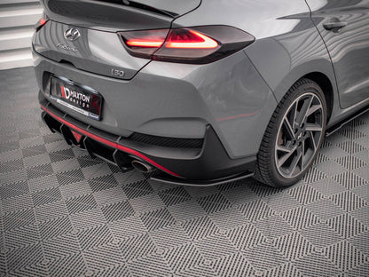 Maxton Design - Street PRO Rear Diffuser Hyundai I30 Fastback N-Line Mk3 Facelift