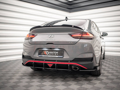 Maxton Design - Street PRO Rear Diffuser + Flaps Hyundai I30 Fastback N-Line Mk3 Facelift