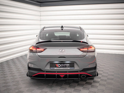 Maxton Design - Street PRO Rear Diffuser + Flaps Hyundai I30 Fastback N-Line Mk3 Facelift