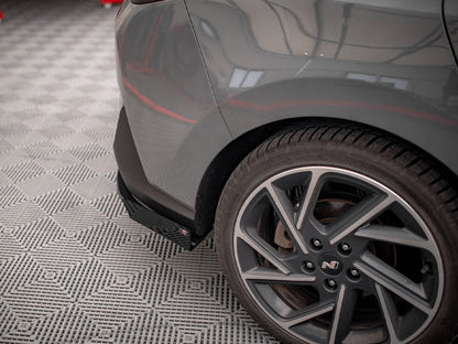 Maxton Design - Street PRO Rear Diffuser + Flaps Hyundai I30 Fastback N-Line Mk3 Facelift