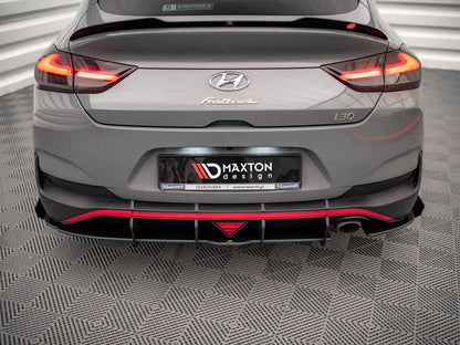 Maxton Design - Street PRO Rear Diffuser + Flaps Hyundai I30 Fastback N-Line Mk3 Facelift