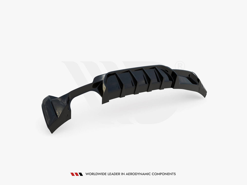 Maxton Design - REAR VALANCE BMW 4 COUPE / GRAN COUPE / CABRIO M-PACK F32 / F36 / F33 (VERSION WITH EXHAUST ON ONE SIDE)