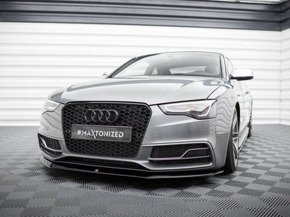 Maxton Design - FRONT SPLITTER V.1 AUDI S5 / A5 S-LINE 8T FACELIFT