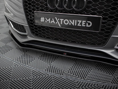 Maxton Design - FRONT SPLITTER V.2 AUDI S5 / A5 S-LINE 8T FACELIFT