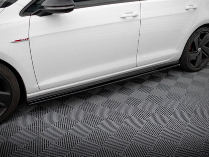 Maxton Design - Side Skirt Diffusers V.1 Volkswagen Golf GTI / GTD Mk7 / Mk7 Facelift (wide)