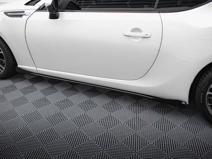 Maxton Design -Street PRO Side Skirts Diffusers + Flaps Subaru BRZ Mk1 / Mk1 Facelift