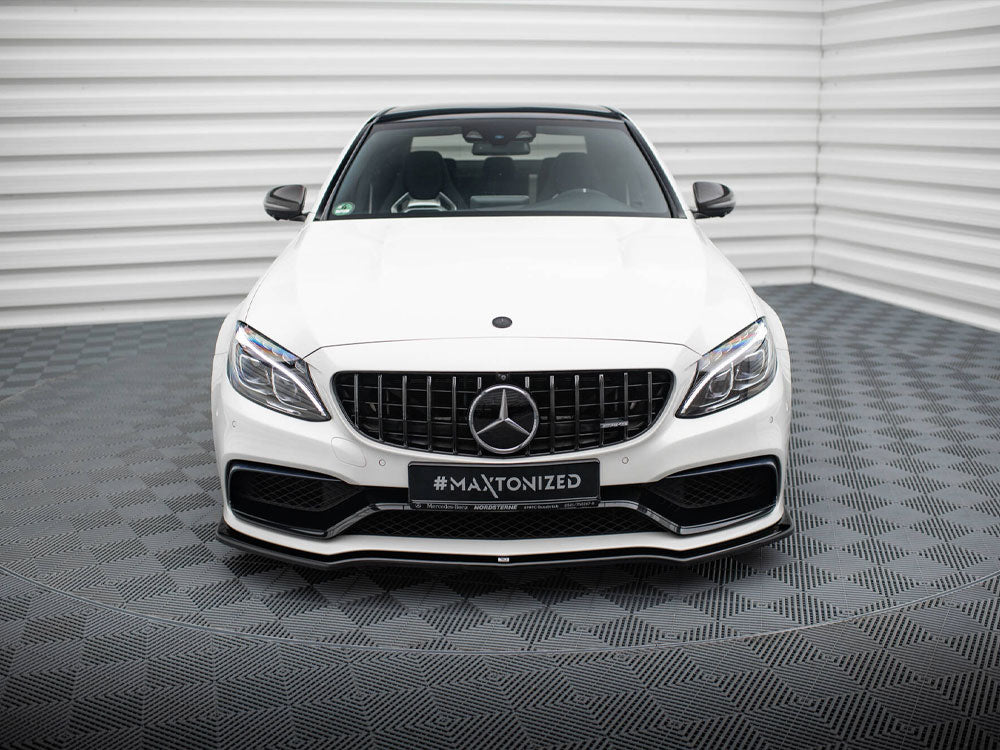 Maxton Design - Front Splitter V.1 Mercedes-AMG C63 Sedan / Estate W205 / S205