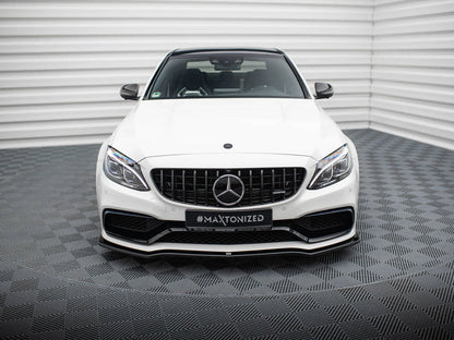 Maxton Design - Front Splitter V.1 Mercedes-AMG C63 Sedan / Estate W205 / S205