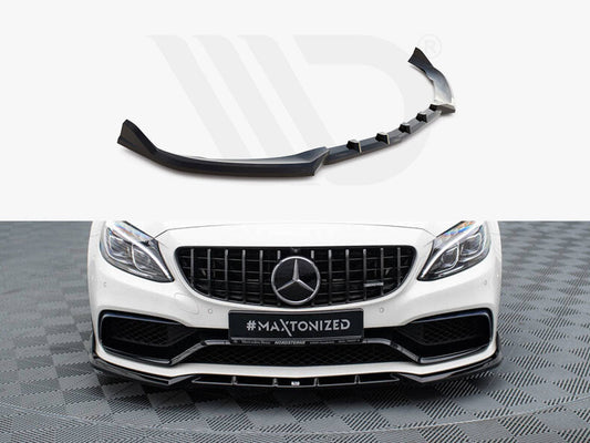 Maxton Design - Front Splitter V.2 Mercedes-AMG C63 Sedan / Estate W205 / S205