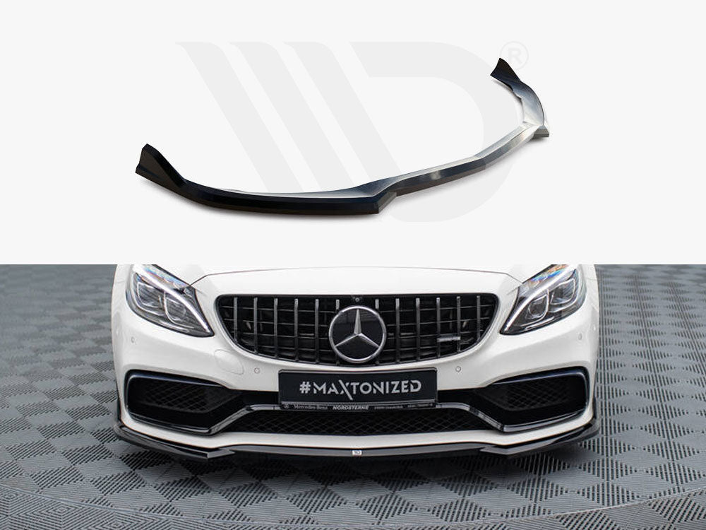 Maxton Design - Front Splitter V.3 Mercedes-AMG C63 Sedan / Estate W205 / S205