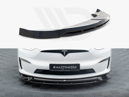 Maxton Design - FRONT SPLITTER V.1 TESLA MODEL X MK1 FACELIFT