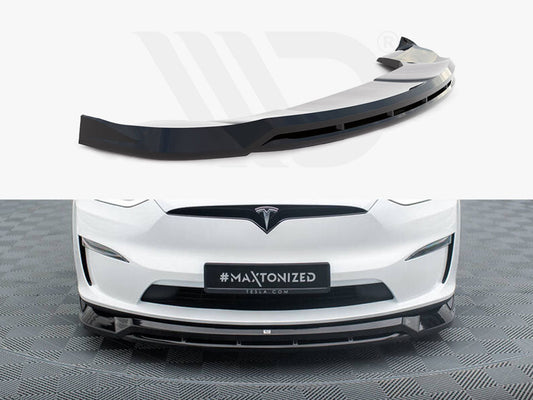 Maxton Design - FRONT SPLITTER V.1 TESLA MODEL X MK1 FACELIFT