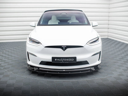Maxton Design - FRONT SPLITTER V.1 TESLA MODEL X MK1 FACELIFT