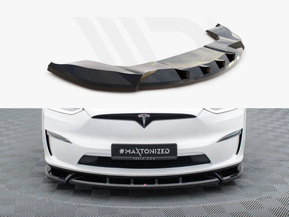 Maxton Design - FRONT SPLITTER V.2 TESLA MODEL X MK1 FACELIFT