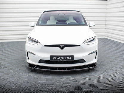 Maxton Design - FRONT SPLITTER V.2 TESLA MODEL X MK1 FACELIFT