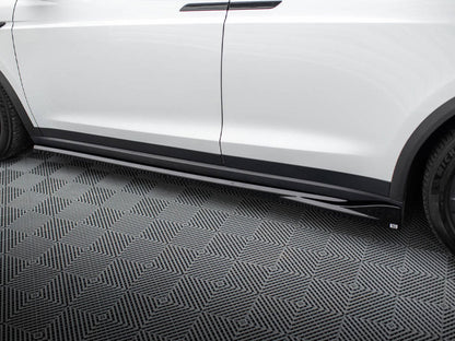 Maxton Design - SIDE SKIRTS DIFFUSERS TESLA MODEL X MK1 FACELIFT