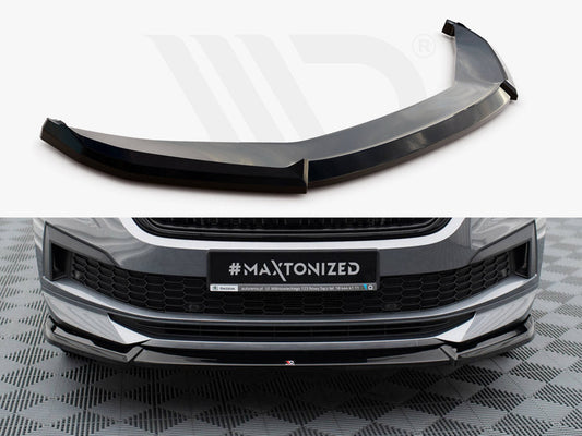 Maxton Design - FRONT SPLITTER V.1 SKODA KODIAQ SPORTLINE MK1 FACELIFT