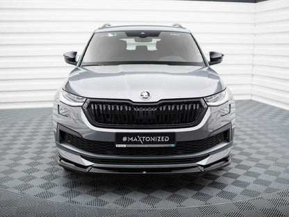 Maxton Design - FRONT SPLITTER V.1 SKODA KODIAQ SPORTLINE MK1 FACELIFT