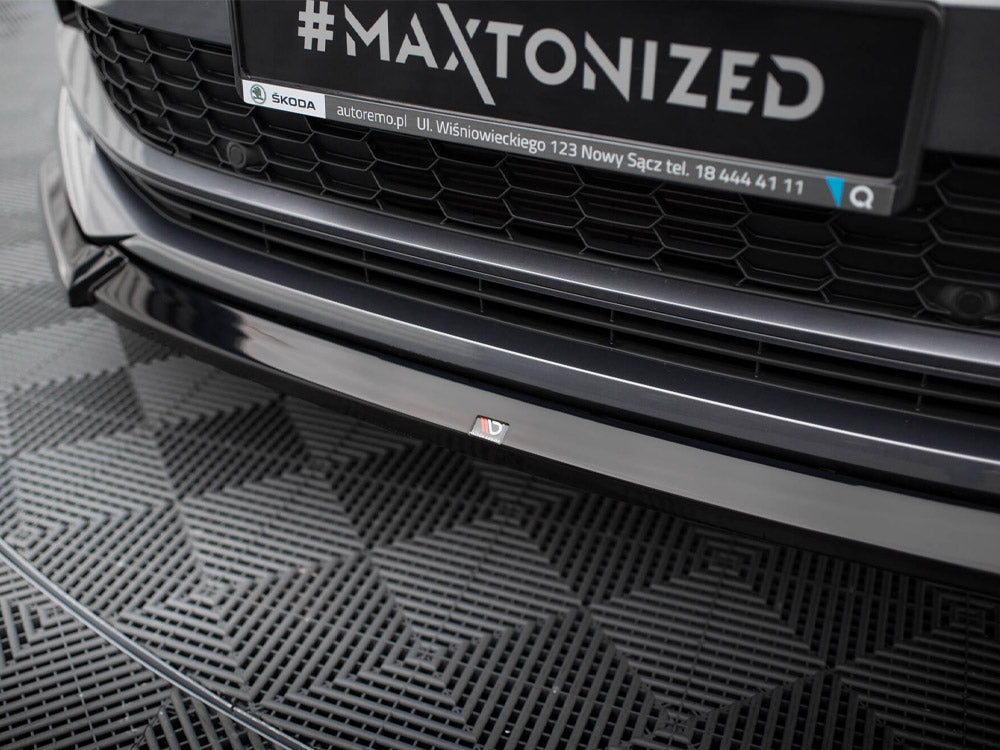 Maxton Design - FRONT SPLITTER V.1 SKODA KODIAQ SPORTLINE MK1 FACELIFT