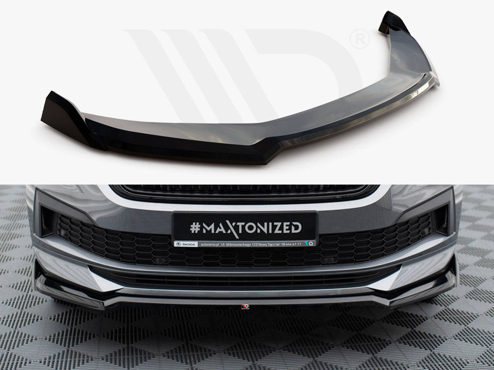 Maxton Design - FRONT SPLITTER V.2 SKODA KODIAQ SPORTLINE MK1 FACELIFT
