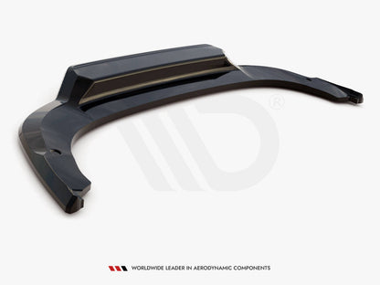 Maxton Design - CENTRAL REAR SPLITTER (VERTICAL BARS) SKODA KODIAQ SPORTLINE MK1 FACELIFT