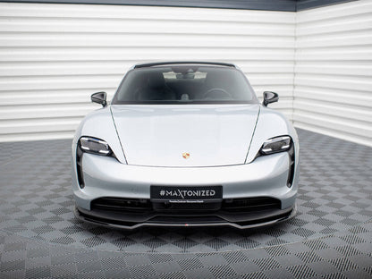 Maxton Design - FRONT SPLITTER PORSCHE TAYCAN / TAYCAN 4 / TAYCAN 4S / TAYCAN GTS MK1