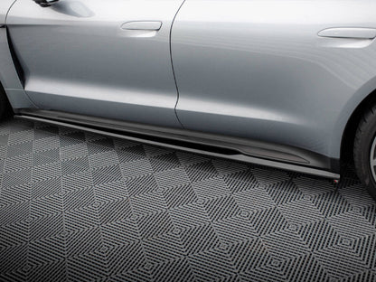 Maxton Design - SIDE SKIRTS DIFFUSERS PORSCHE TAYCAN / TAYCAN 4 / TAYCAN 4S / TAYCAN GTS MK1