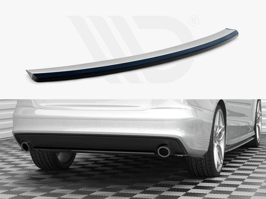 Maxton Design - CENTRAL REAR SPLITTER AUDI A4 S-LINE B8 FACELIFT