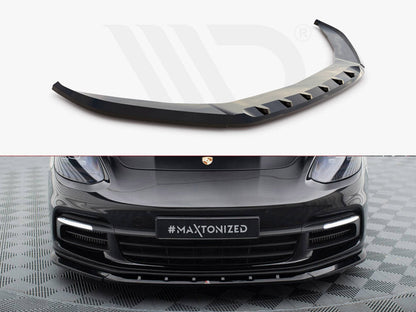 Maxton Design - FRONT SPLITTER V.1 PORSCHE PANAMERA E-HYBRID 971