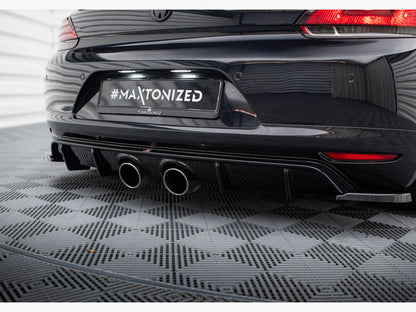 Maxton Design - REAR VALANCE V.2 VOLKSWAGEN SCIROCCO MK3 (R32 EXHAUST)