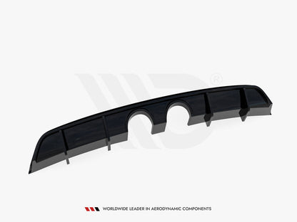 Maxton Design - REAR VALANCE V.2 VOLKSWAGEN SCIROCCO MK3 (R32 EXHAUST)