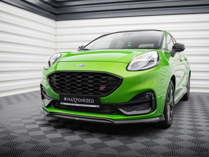 Maxton Design - FRONT SPLITTER V.2 FORD PUMA ST / ST-LINE MK1