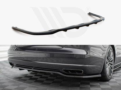 Maxton Design - CENTRAL REAR SPLITTER (VERTICAL BARS) AUDI A8 D4 FACELIFT (2013-2017)