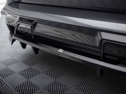 Maxton Design - Rear Splitter (Vertical Bars) BMW X5 M F95 / F95 Facelift